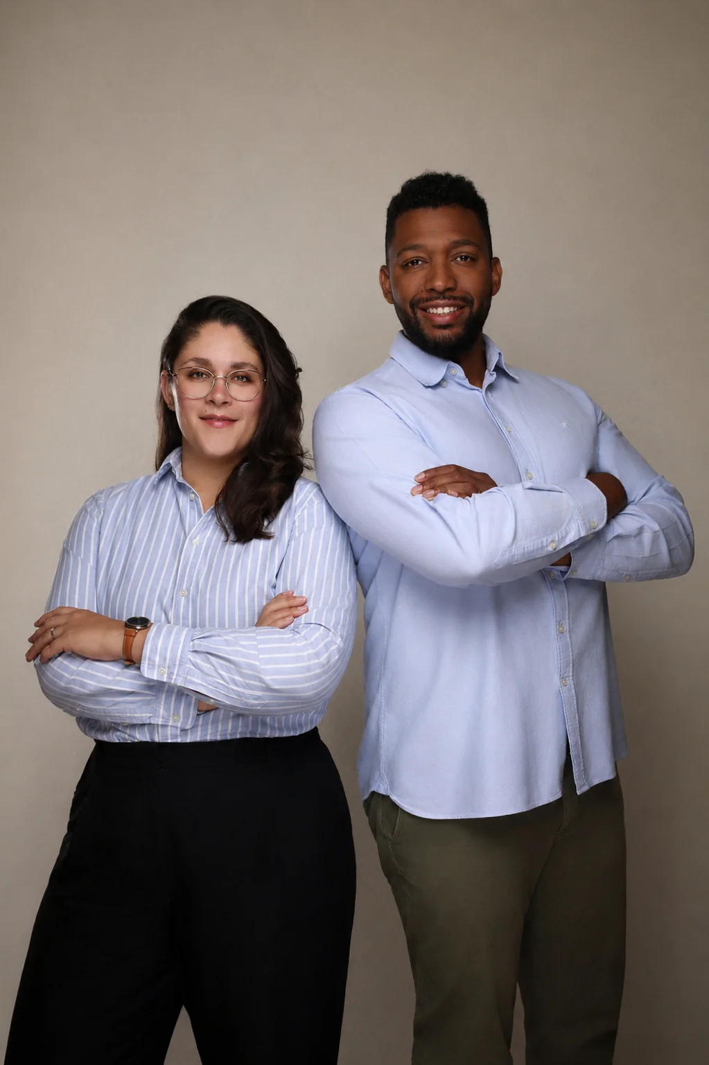 Jasmin Duckhorn und Rafael André da Silva, Gründer:innen von VitaCura Personal